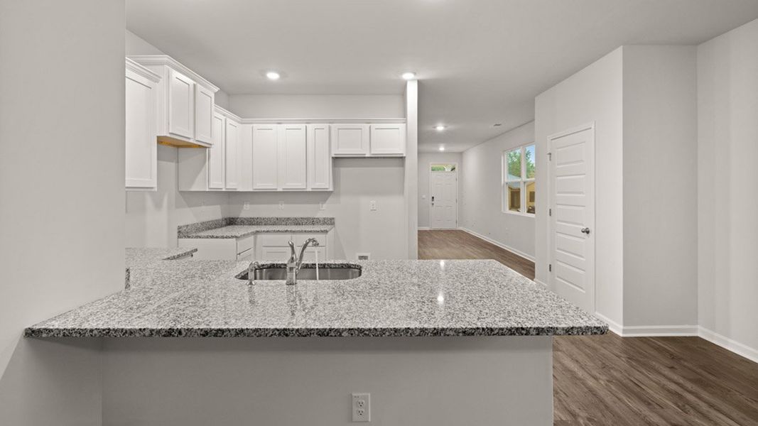 Furnished interior view inside a new home in Estates at Deer Hollow, Grovetown (Image 8). Furnished interior view inside a new home in Estates at Deer Hollow, Grovetown (Image 8).