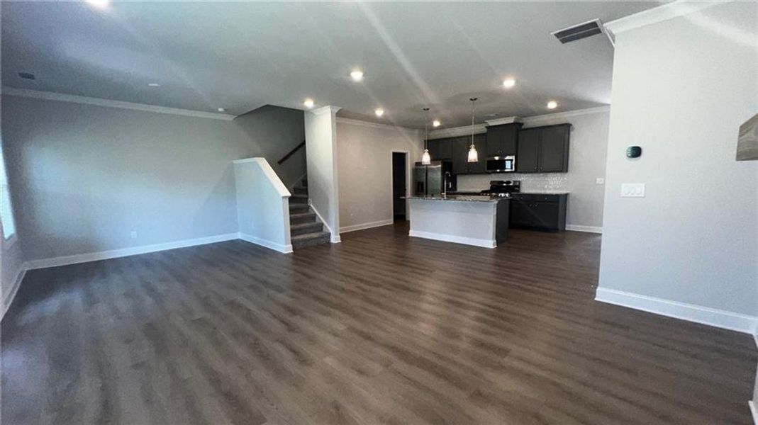 Spacious, unfurnished interior of a new home in Crofton Place Enclave, Snellville (Image 23). Spacious, unfurnished interior of a new home in Crofton Place Enclave, Snellville (Image 23).