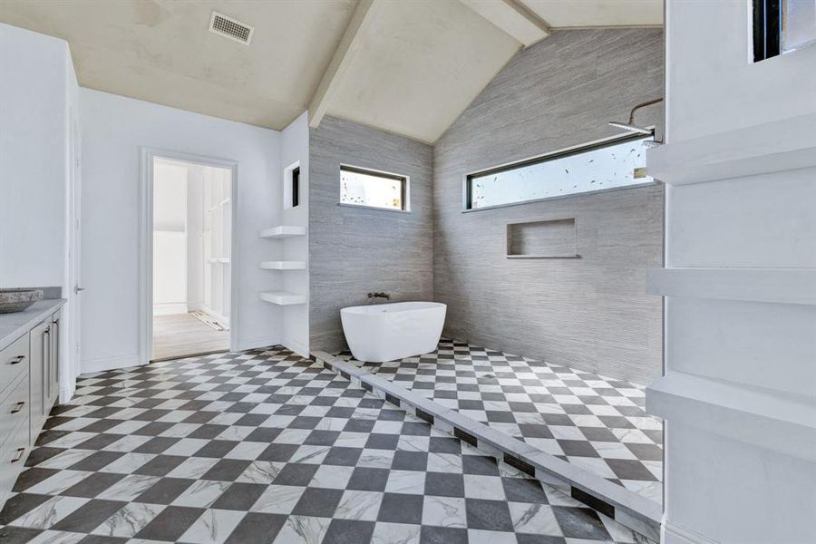 Furnished interior view inside a new home in , Krum (Image 10).