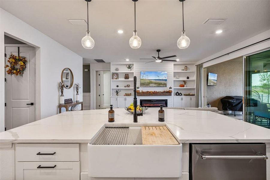 Furnished interior view inside a new home in Seaire, Parrish (Image 8).