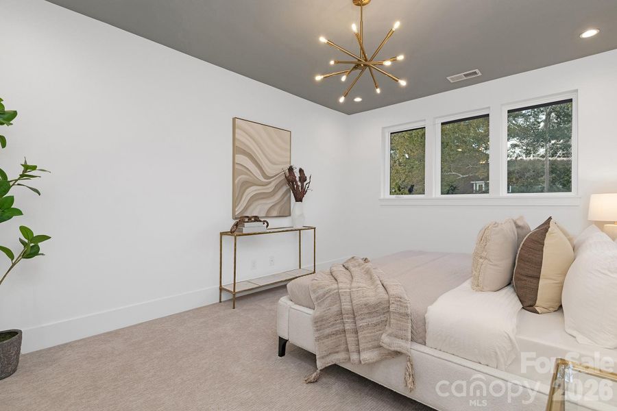 Furnished interior view inside a new home in , Charlotte (Image 19).