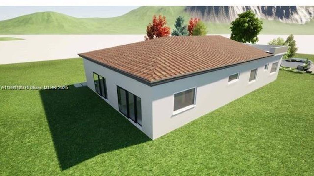 Front exterior of a new home in , Lehigh Acres, FL, highlighting curb appeal (Image 3).