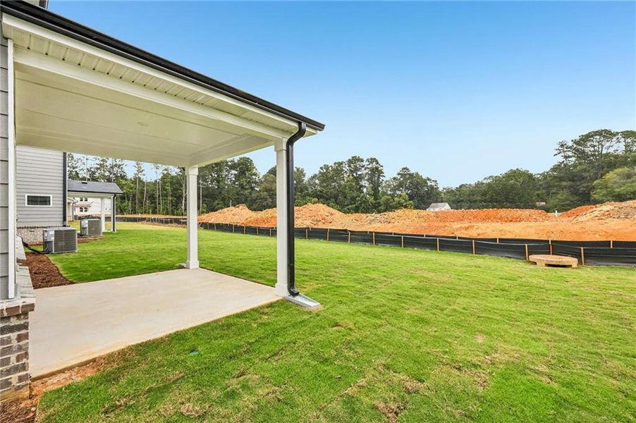 Exterior details and patio area of a home in Westmont Preserve, Powder Springs (Image 30).