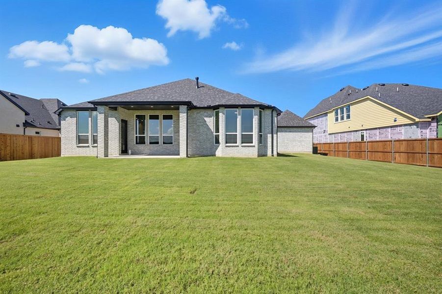 Exterior details and patio area of a home in Canyon Creek Estates, Sherman (Image 2). Exterior details and patio area of a home in Canyon Creek Estates, Sherman (Image 2).