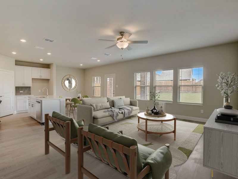 The Bryce floorplan with the Lush interior package.