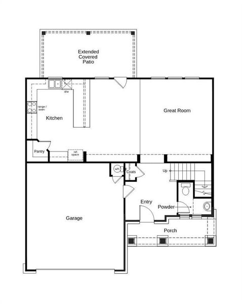 This floor plan features 3 bedrooms, 2 full baths, 1 half bath, and over 2,200 square feet of living space.