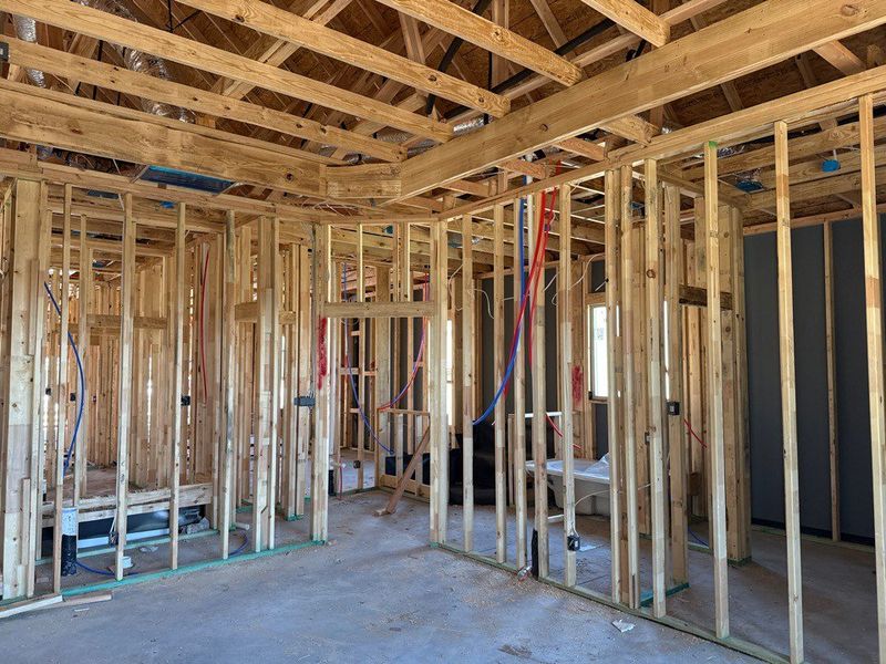 In-progress construction of a new home in Covenant Springs, Springtown, TX (Image 7).