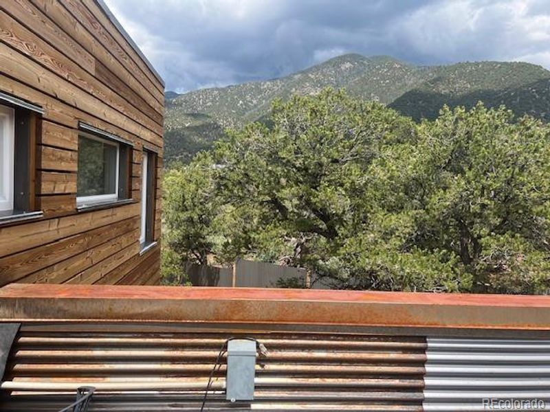 Exterior details and patio area of a home in , Crestone (Image 10). Exterior details and patio area of a home in , Crestone (Image 10).
