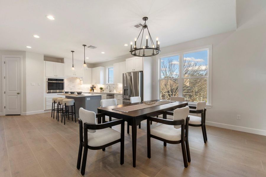 Furnished interior view inside a new home in , Brenham (Image 18).