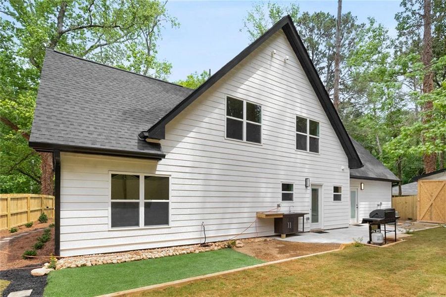 Front exterior of a new home in , Atlanta, GA, highlighting curb appeal (Image 12). Front exterior of a new home in , Atlanta, GA, highlighting curb appeal (Image 12).
