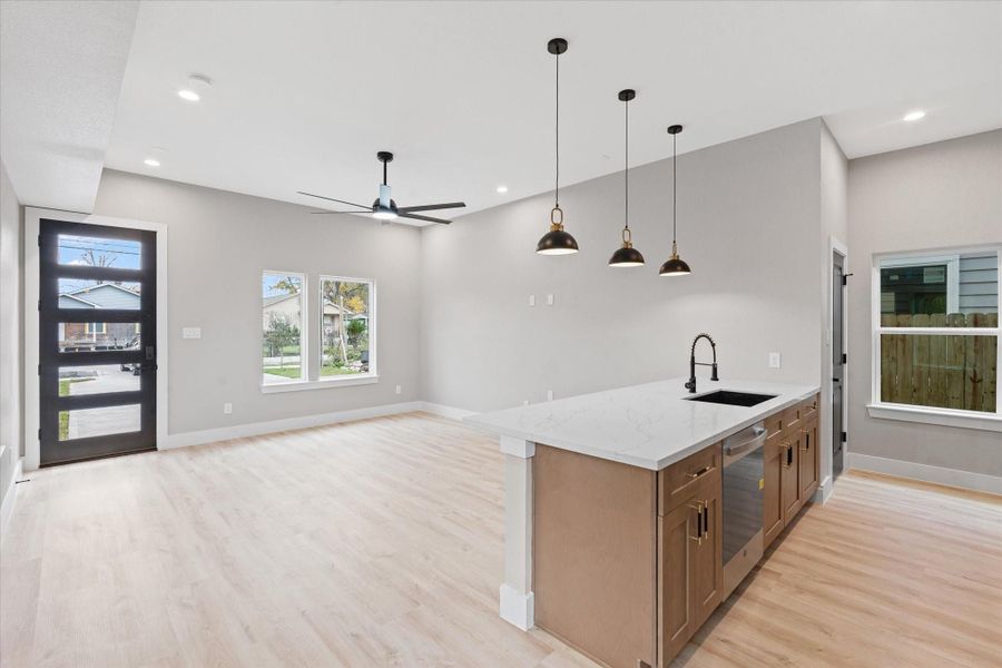 Furnished interior view inside a new home in , Houston (Image 6).