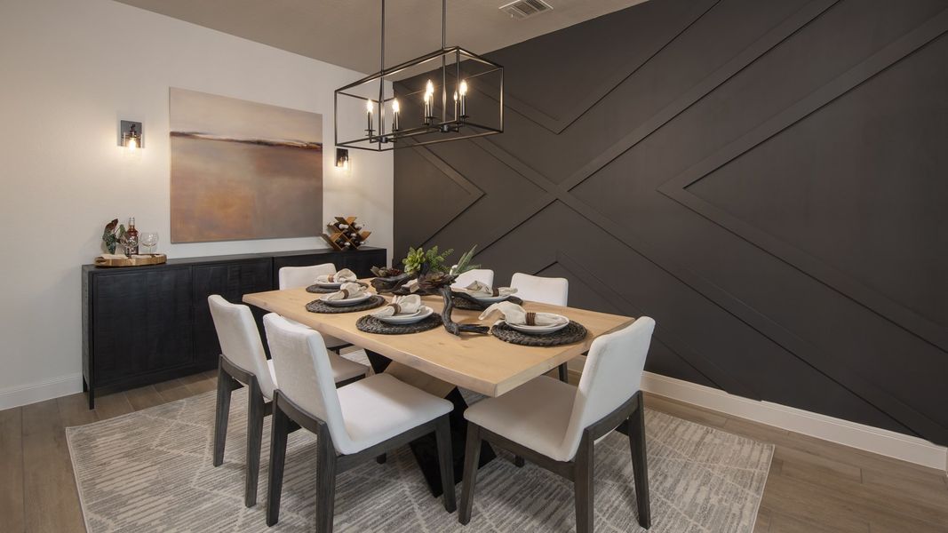 Furnished interior view inside a new home in Santa Rita Ranch - Eldorado, Liberty Hill (Image 12).