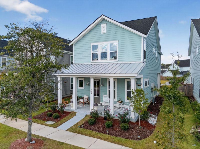 Front exterior of a new home in , Summerville, SC, highlighting curb appeal (Image 31).