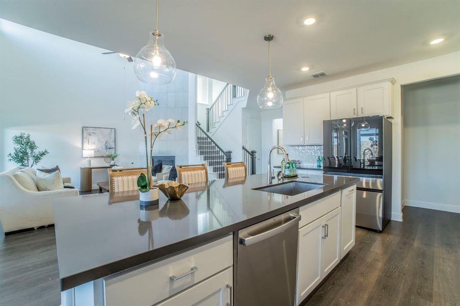 Furnished interior view inside a new home in The Ridge at Northlake, Northlake (Image 26).
