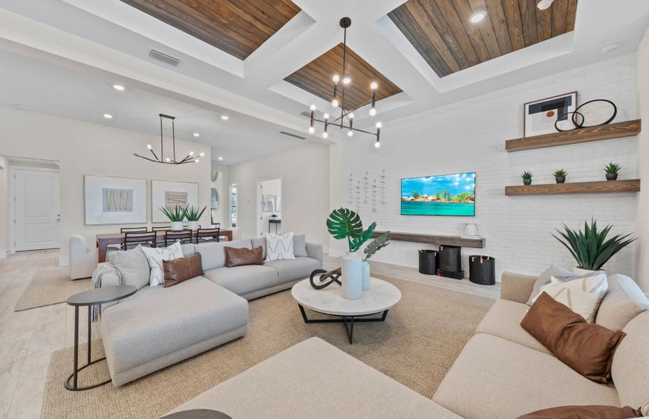 Representative furnished interior of a home built from the Layton by DiVosta in Amara, Lake Worth (Image 17). Representative furnished interior of a home built from the Layton by DiVosta in Amara, Lake Worth (Image 17).