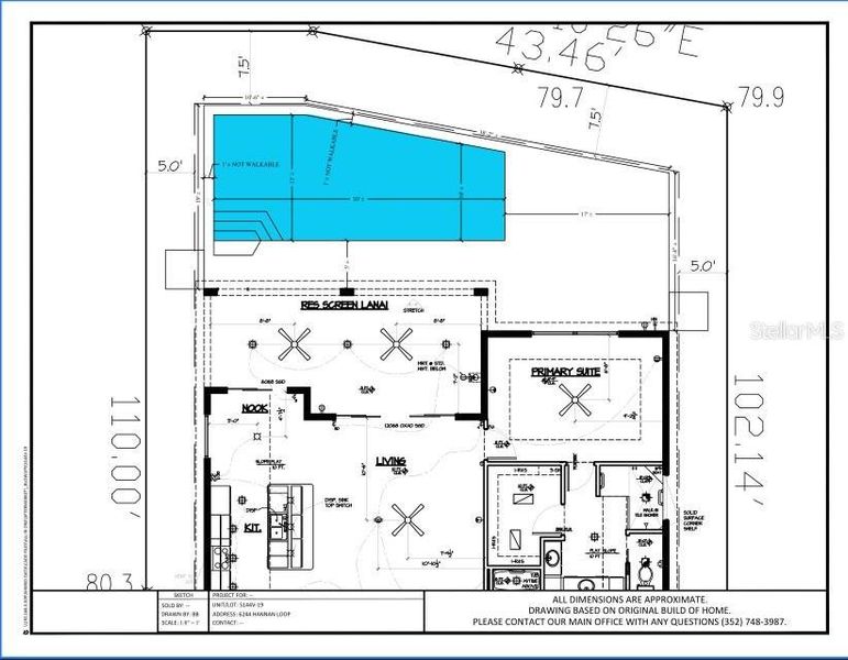 2D floor plan layout of this home in , The Villages, FL (Image 6).