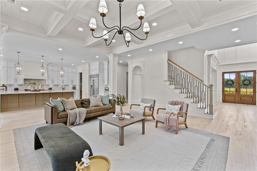 Furnished interior view inside a new home in , Dacula (Image 3).