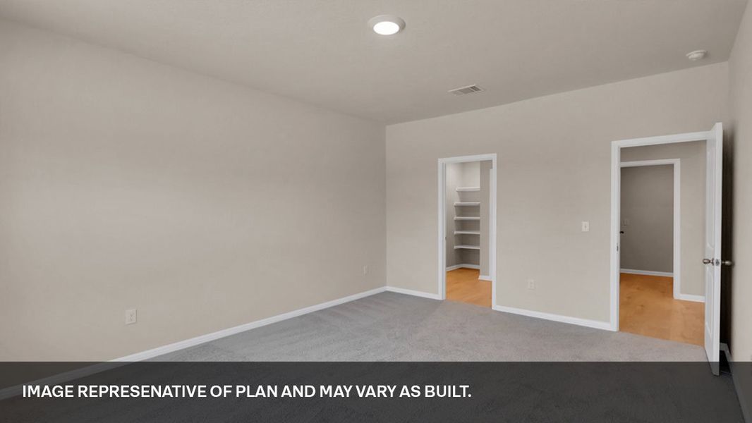 Representative unfurnished interior of a home built from the The Dean by D.R. Horton in Revelry, Del Valle (Image 25). Representative unfurnished interior of a home built from the The Dean by D.R. Horton in Revelry, Del Valle (Image 25).