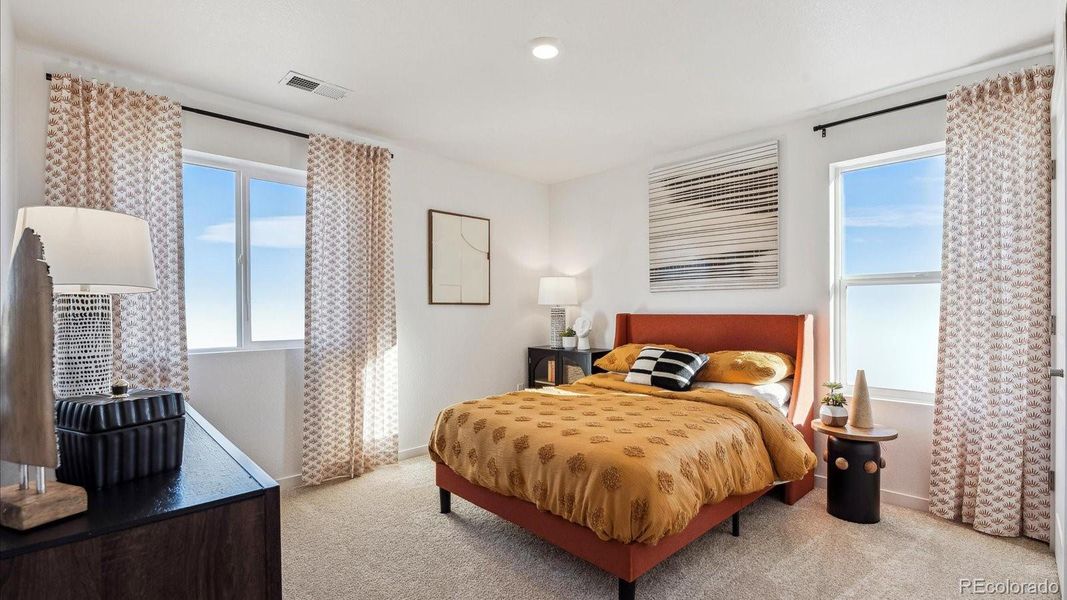 Furnished interior view inside a new home in Villas at Vantage, Berthoud (Image 16).