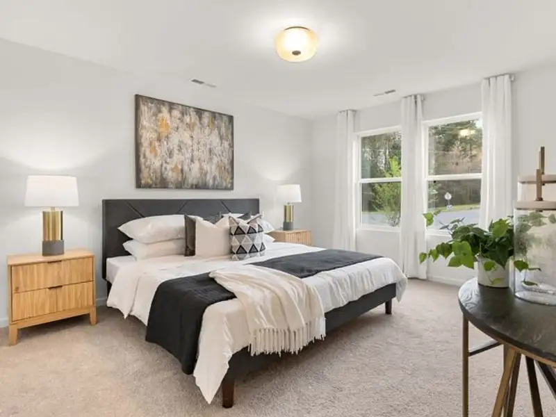 Representative furnished interior of a home built from the Haven TH by True Homes in Somerset Heights Townhomes, Winston-Salem (Image 11).