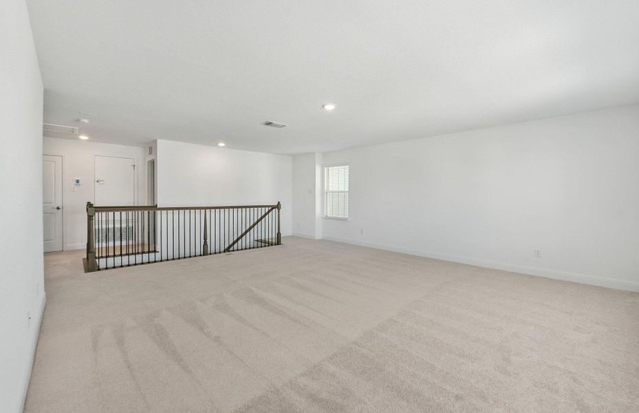 Spacious, unfurnished interior of a new home in Patterson Ranch, Georgetown (Image 10). Spacious, unfurnished interior of a new home in Patterson Ranch, Georgetown (Image 10).