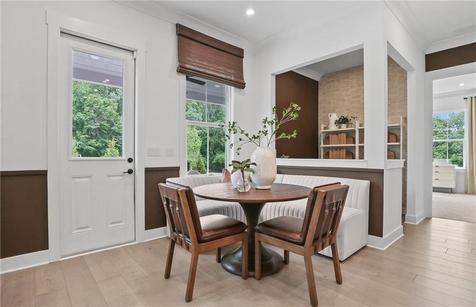 Furnished interior view inside a new home in Sterling Pointe, Cumming (Image 23).