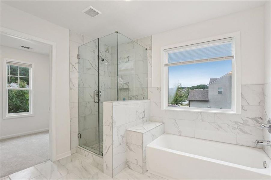 Furnished interior view inside a new home in , Fairburn (Image 8).