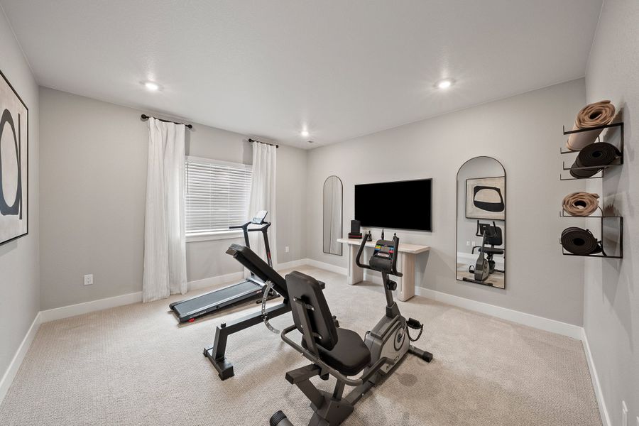 Representative furnished interior of a home built from the Glen by Trumark Homes in Trumark Homes at Tanterra, Parker (Image 31).