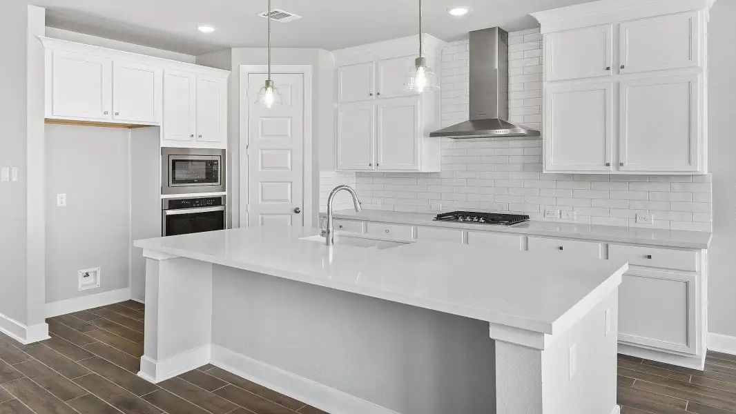 Furnished interior view inside a new home in Grand Central Park, Conroe (Image 8).