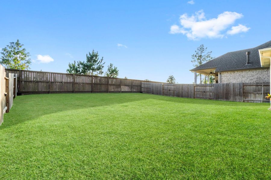 Plenty of green space and NO BACK NEIGHBORS!