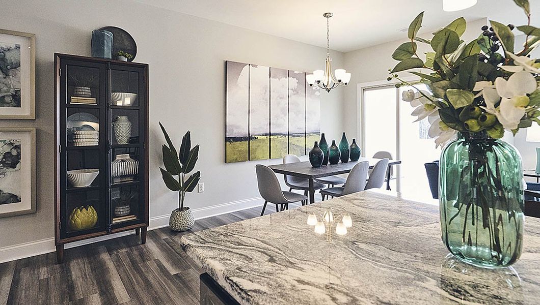 Furnished interior view inside a new home in The Grove at Glennview, Kernersville (Image 6).
