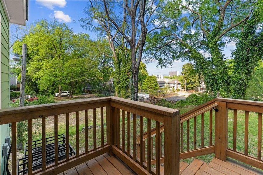Exterior details and patio area of a home in , Atlanta (Image 29).