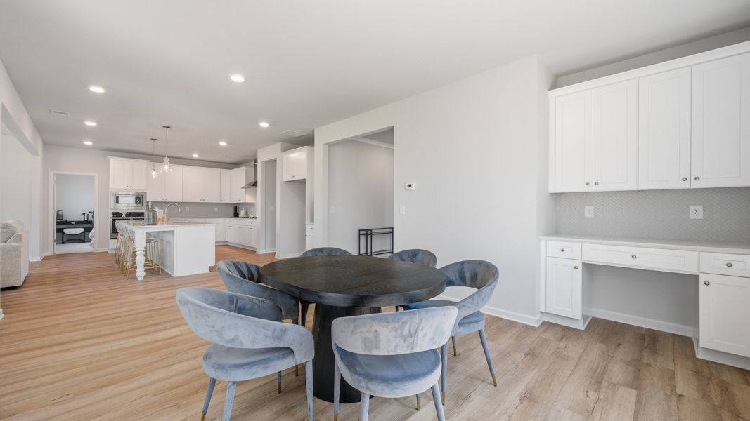 Representative furnished interior of a home built from the Stonefield - Side Entry by DRB Homes in Brighton, Locust Grove (Image 10).