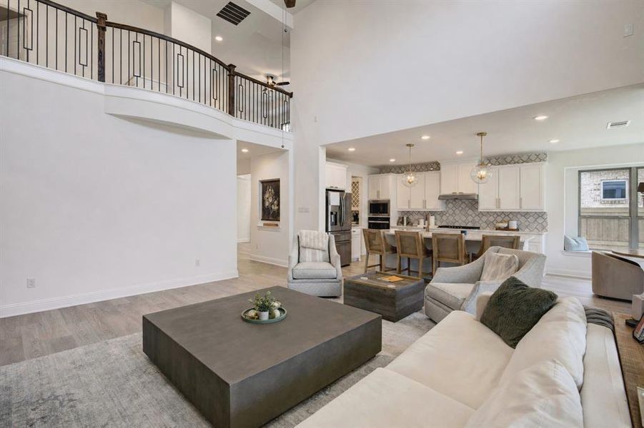 Furnished interior view inside a new home in Pecan Square, Northlake (Image 13).