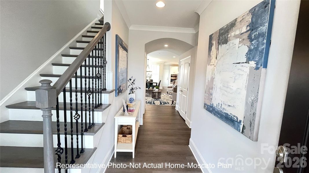 Front Entry Foyer with coat closet-Moscato Plan