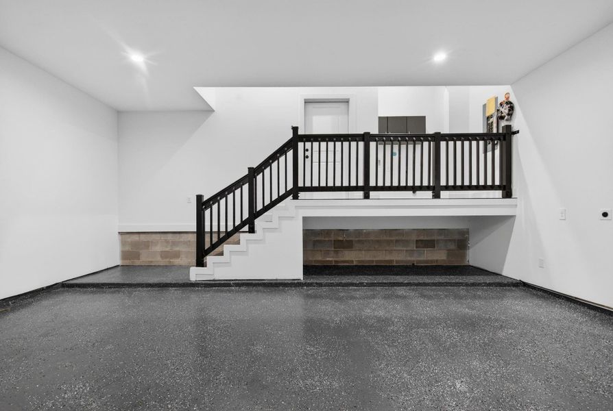 Garage View epoxy floor