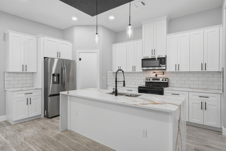 Furnished interior view inside a new home in , Willis (Image 5).