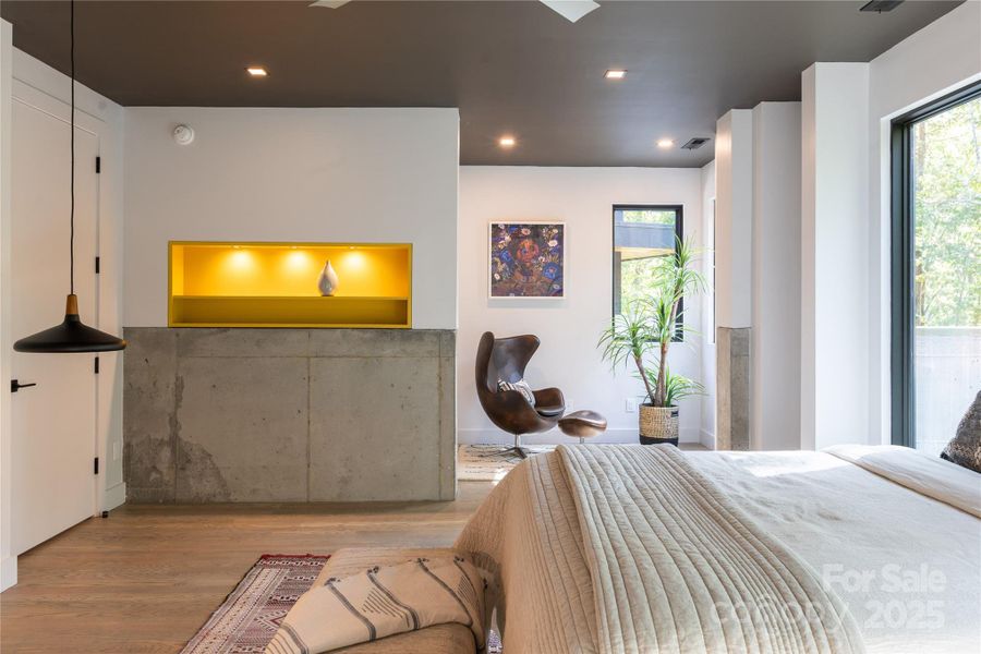 Furnished interior view inside a new home in , Clover (Image 8).