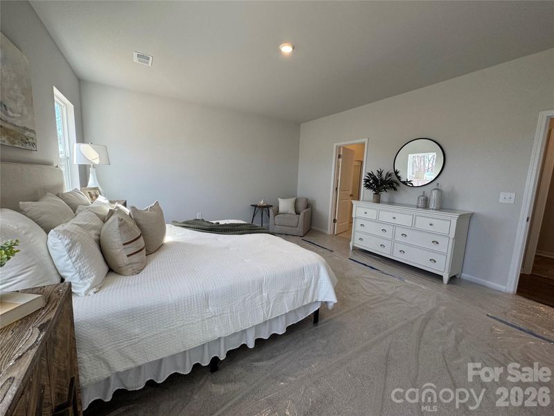 Furnished interior view inside a new home in McFarland Estates, York (Image 8).