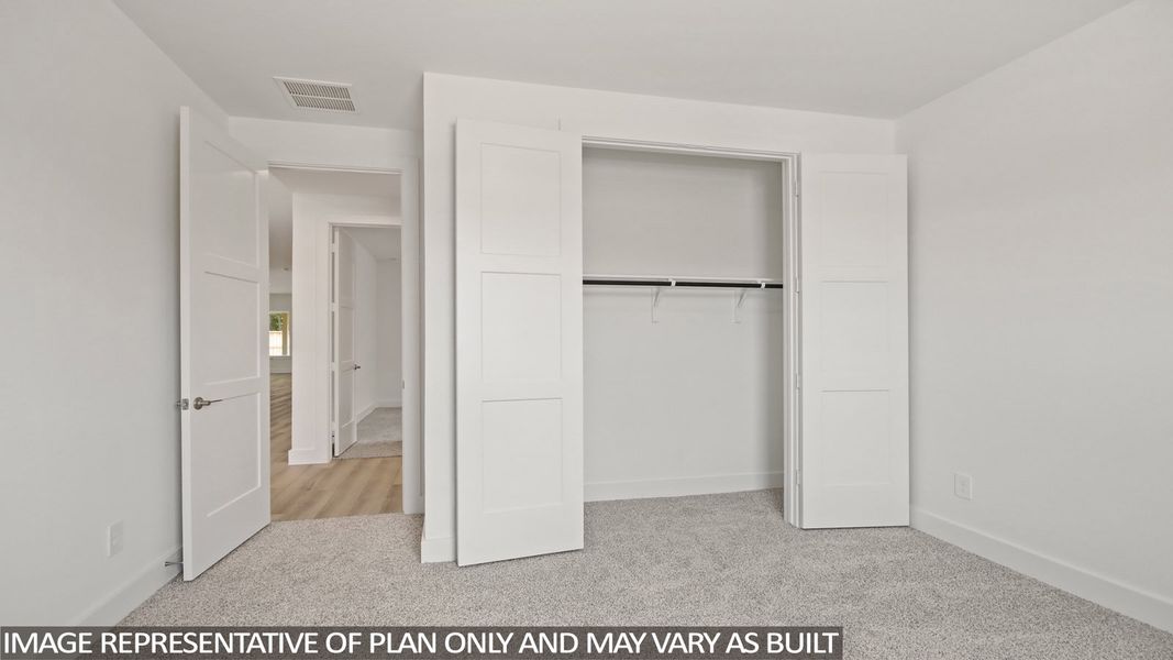 Representative unfurnished interior of a home built from the Garnet by D.R. Horton in Mill Creek Estates, Magnolia (Image 27). Representative unfurnished interior of a home built from the Garnet by D.R. Horton in Mill Creek Estates, Magnolia (Image 27).