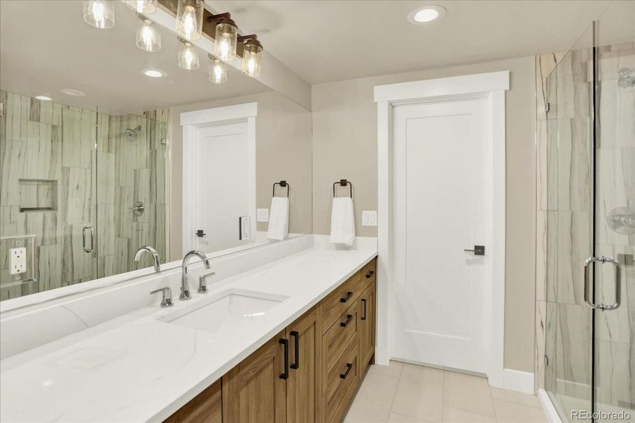 Furnished interior view inside a new home in , Colorado Springs (Image 9).