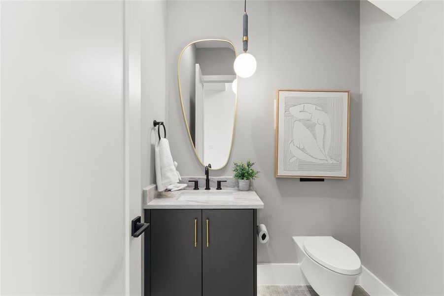 Furnished interior view inside a new home in , Fort Worth (Image 29).