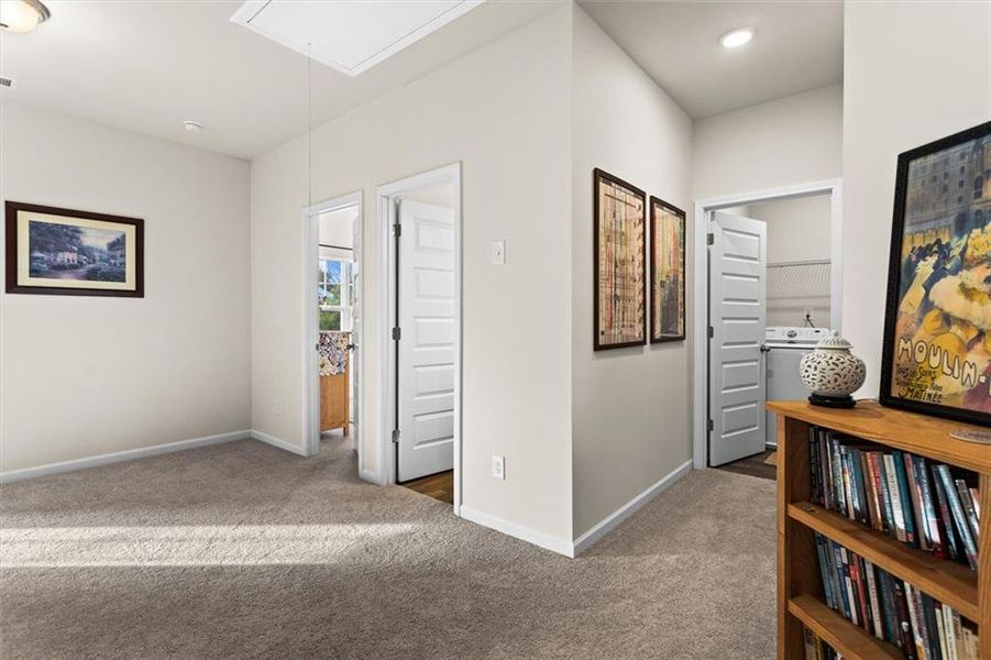 Furnished interior view inside a new home in Garrett Preserve, Hiram (Image 20).