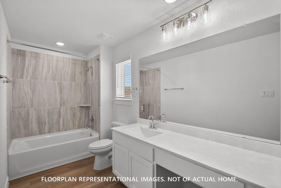 Furnished interior view inside a new home in Summerview, Fulshear (Image 6).
