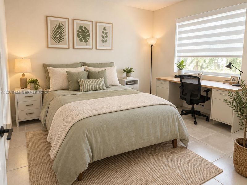 Furnished interior view inside a new home in , Homestead (Image 5). Furnished interior view inside a new home in , Homestead (Image 5).