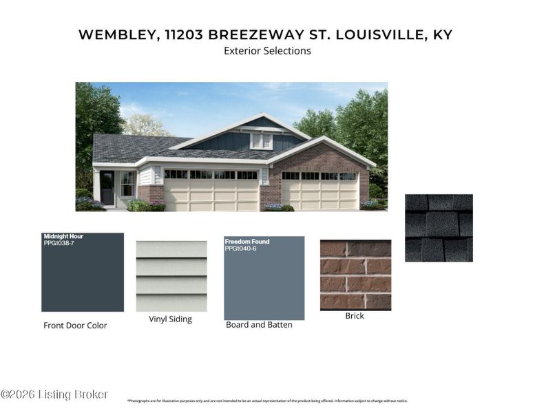 Sample of building materials used in homes in Windcrest Farms, Louisville (Image 2). Sample of building materials used in homes in Windcrest Farms, Louisville (Image 2).