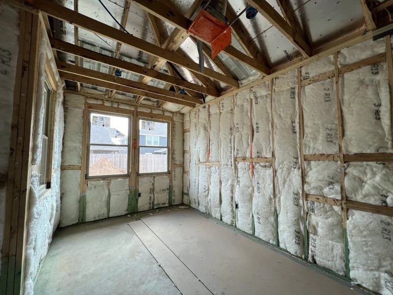 In-progress construction of a new home in Rolling Glen, Hutto, TX (Image 16).