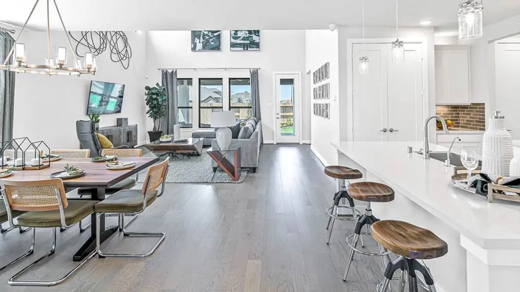 Furnished interior view inside a new home in Trillium, Richmond (Image 13).