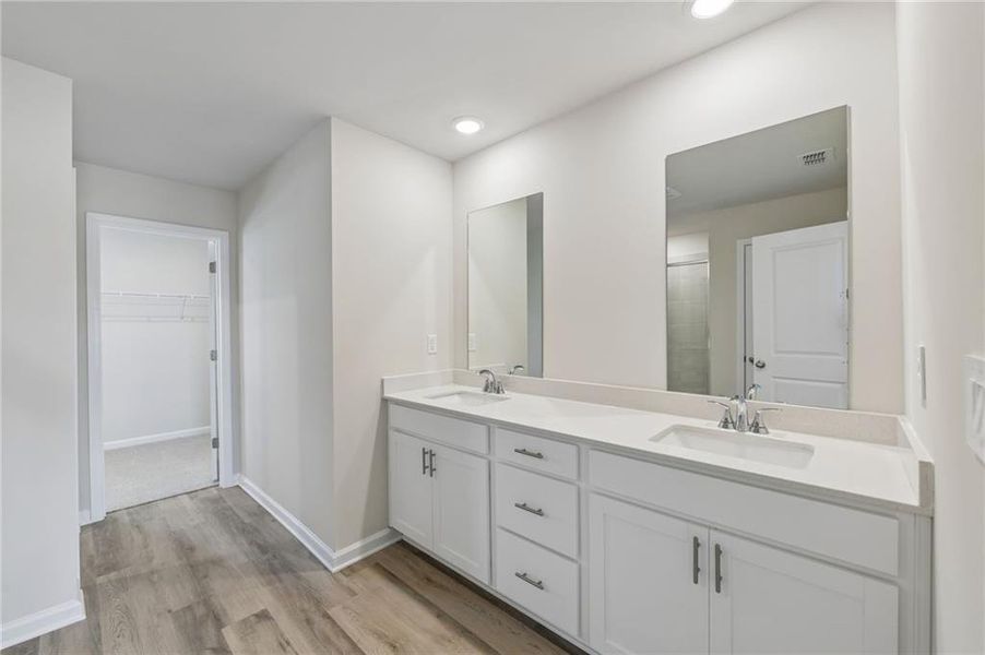Furnished interior view inside a new home in Preserve at Mountain Creek, Pendergrass (Image 11).