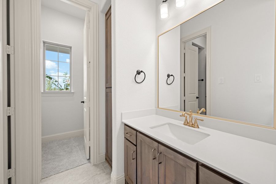 Furnished interior view inside a new home in Levante - 1 Acre Lots, Waxahachie (Image 18).